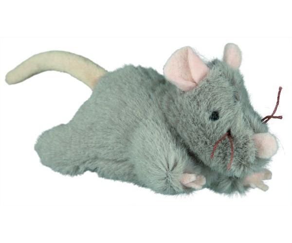 Trixie pluche muis met geluid