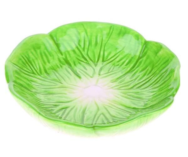 Happy pet voerbak green leaf groen