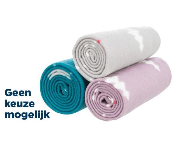 Trixie xmas nivia fleece deken assorti