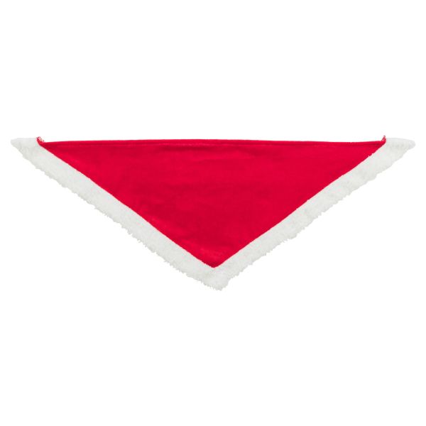 Trixie kerstbandana velvet look rood assorti