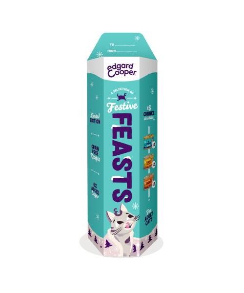Edgard & cooper cat adult chunks festive multipack