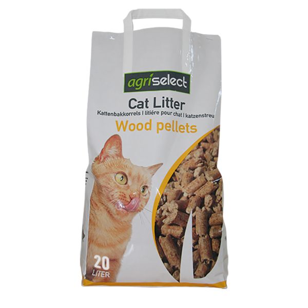 Agriselect woodpellets houtkorrels kattenbakvulling