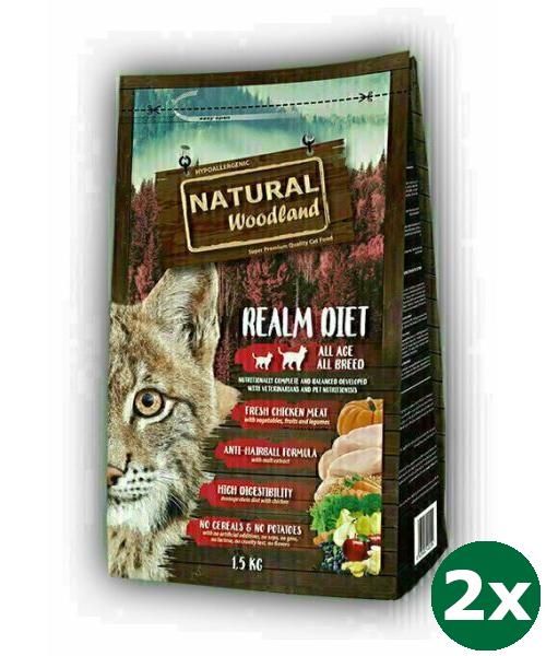 Natural woodland realm diet kattenvoer