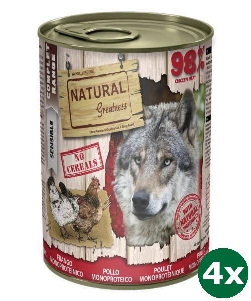 Natural greatness monoprotein chicken recipe hondenvoer