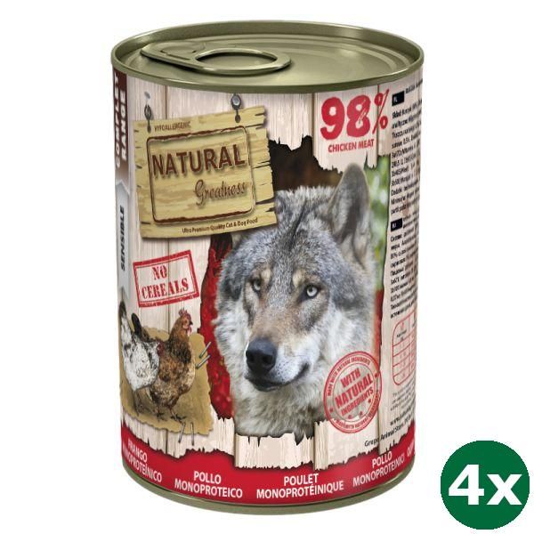 Natural greatness monoprotein chicken recipe hondenvoer